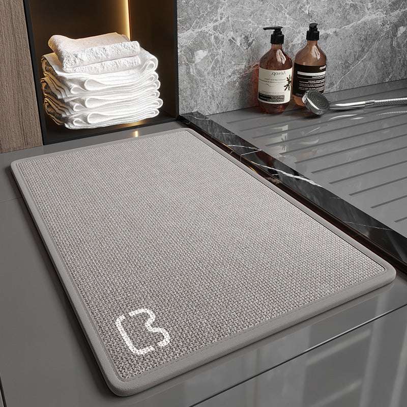 Home Fashion Linen Bathroom Mats Non-slip - globaltradeleader