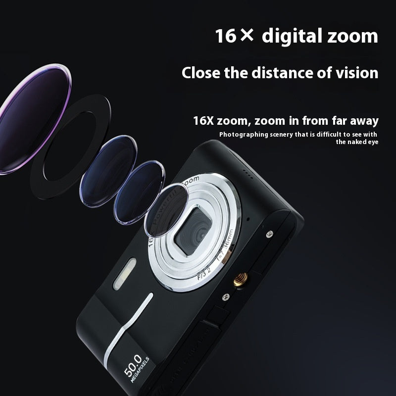 HD 4K Pixel Digital Camera Student Mini Shooting Camera - globaltradeleader
