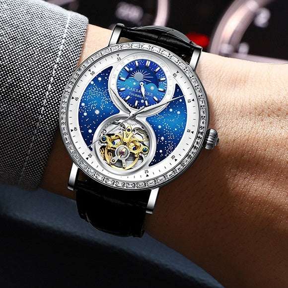 Automatic Mechanical Watch Young Men's Business All-Match Sports Watch Waterproof - globaltradeleader