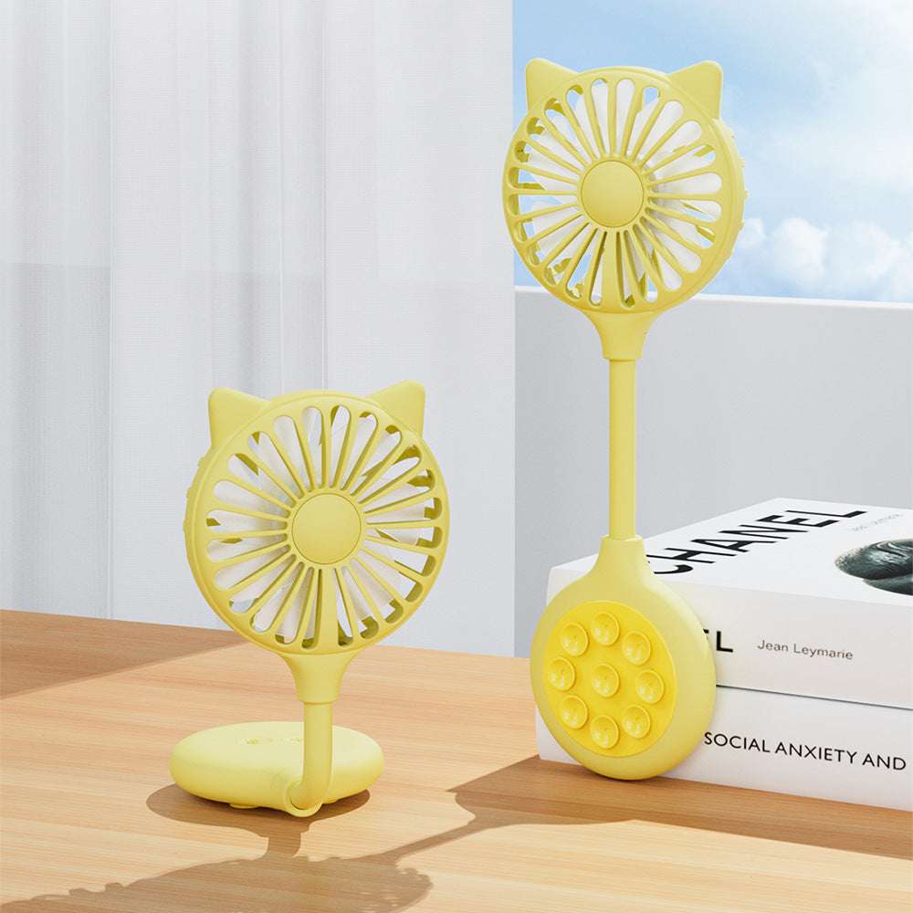 Outdoor Household Suction Cup USB Desktop Mini Little Fan - globaltradeleader