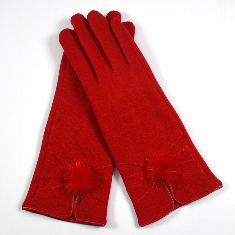 Women's Winter Warm Spun Velvet Gloves - globaltradeleader
