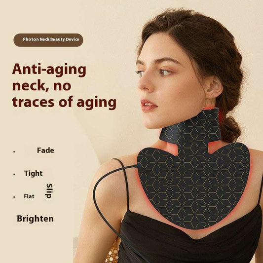 Neck Silicone Mask Led Red Blue Light Beauty Skin Rejuvenation - globaltradeleader