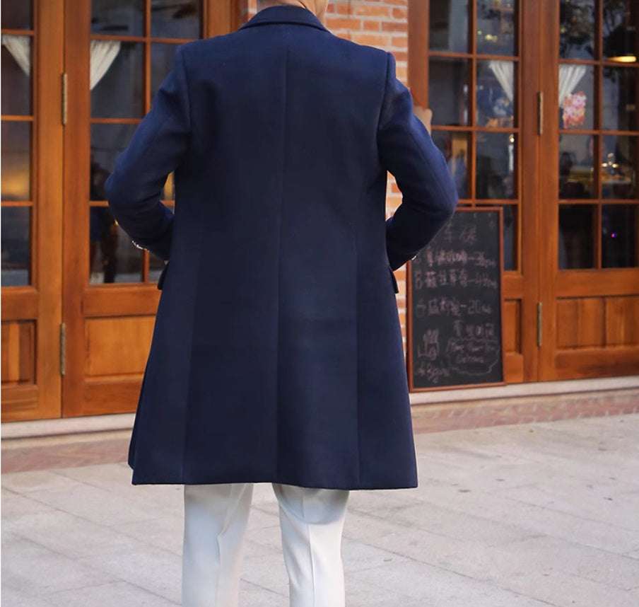 Wool Coat British Slim Fit - globaltradeleader