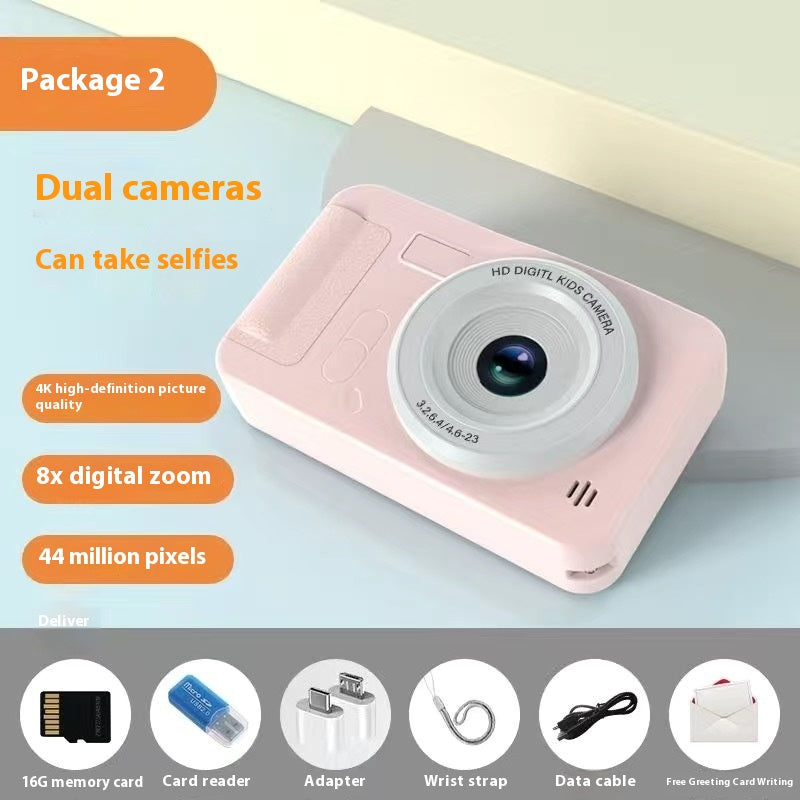 Ccd Digital Camera Kindergarten Gifts Digital Camera Student HD Pixel Portable Mobile Phone - globaltradeleader