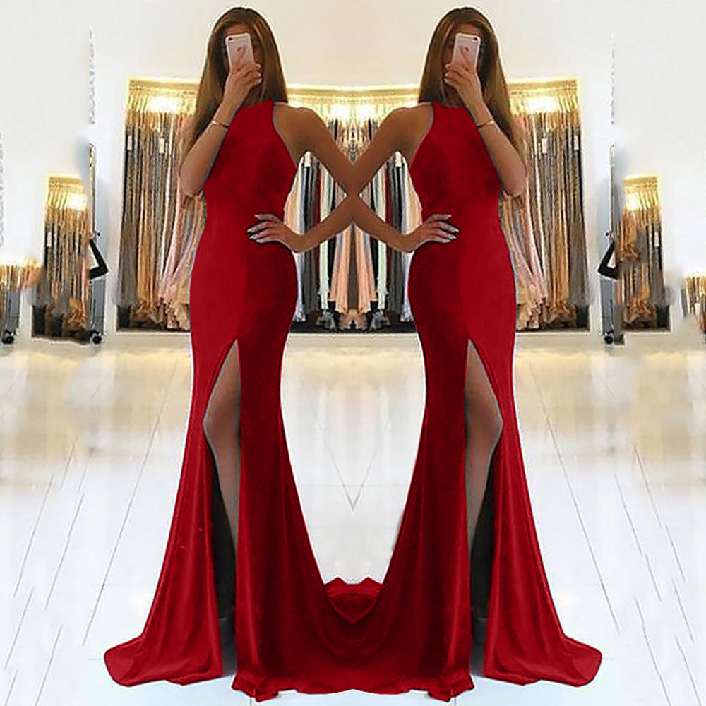 Long Ladies' Dresses Evening Dresses - globaltradeleader