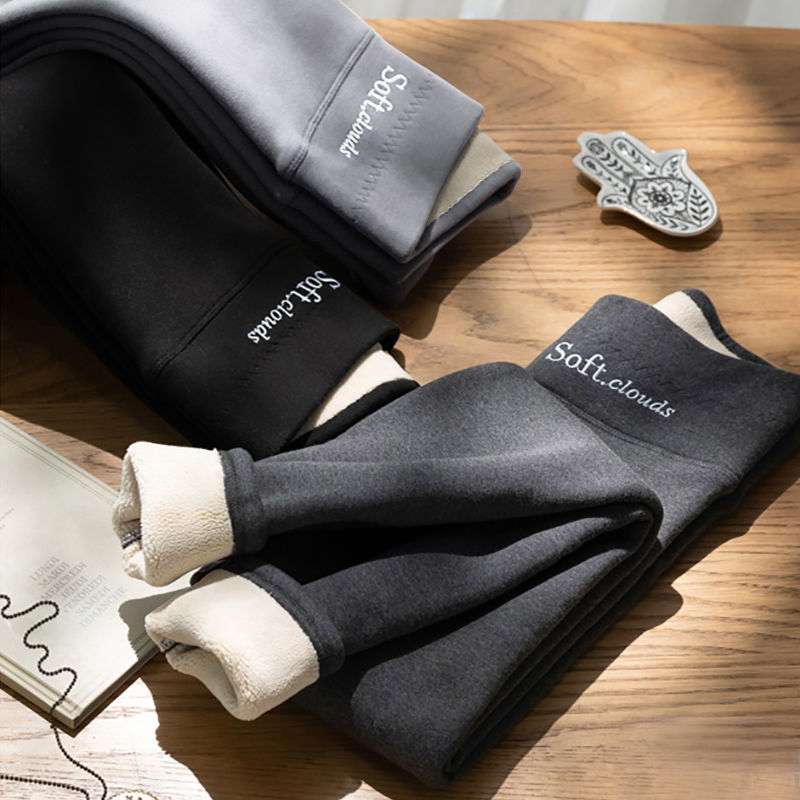 Women's High Waist Plus Velvet Thick Slim Slimming Leggings - globaltradeleader