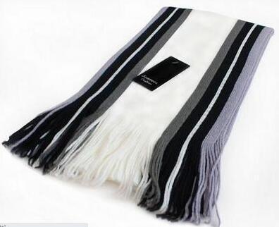 Men's Striped Scarf Korean Style All-match