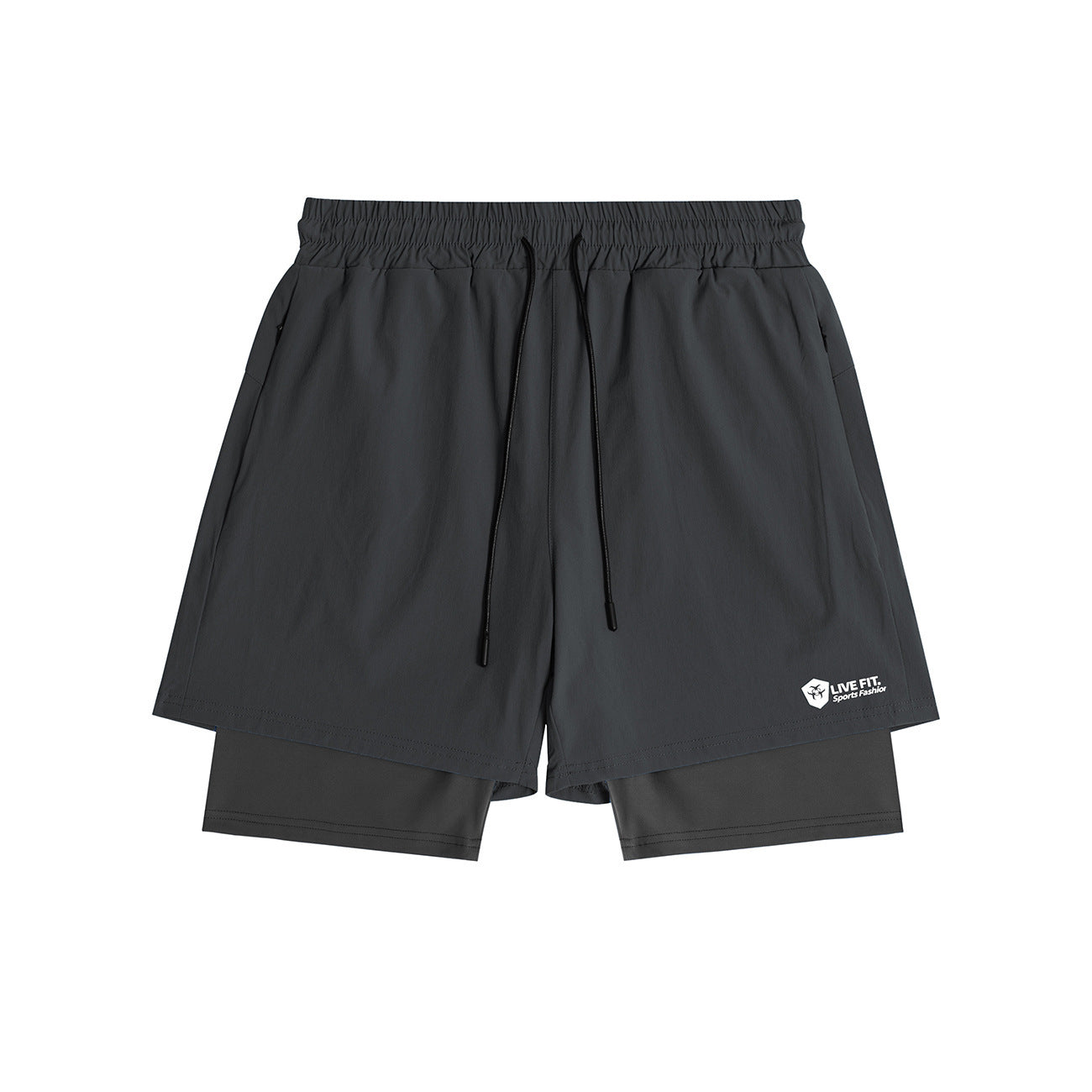 American Style Quick Drying Zippered Shorts For Men - globaltradeleader