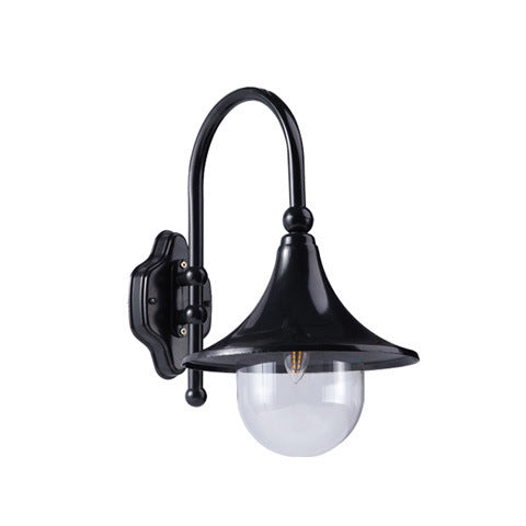 Outdoor Wall Lamp Horn Wall Lamp Outdoor Gate Lamp Stairs Pastoral Aluminum Balcony Exposed Table Lamp - globaltradeleader