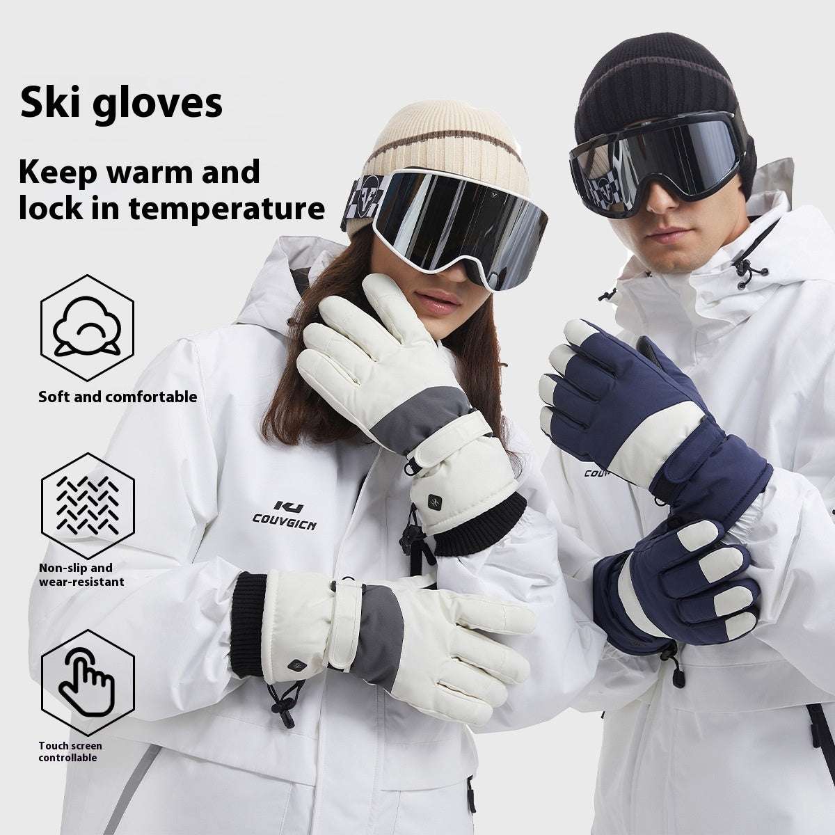 Winter Waterproof Cold-proof Ski Gloves Keep Warm - globaltradeleader