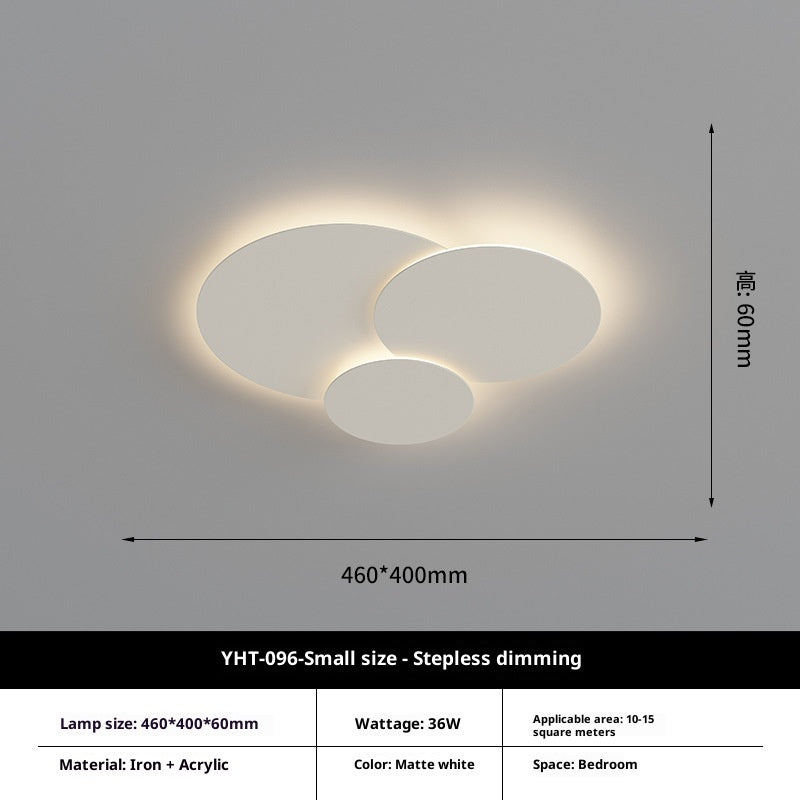 Simple Modern White Round Combination Ceiling Lamp - globaltradeleader