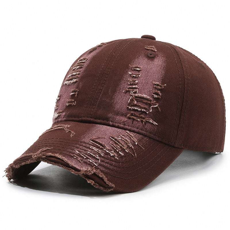 Street Hole Vintage Baseball Cap Men Do The Old Cowboy Washed - globaltradeleader