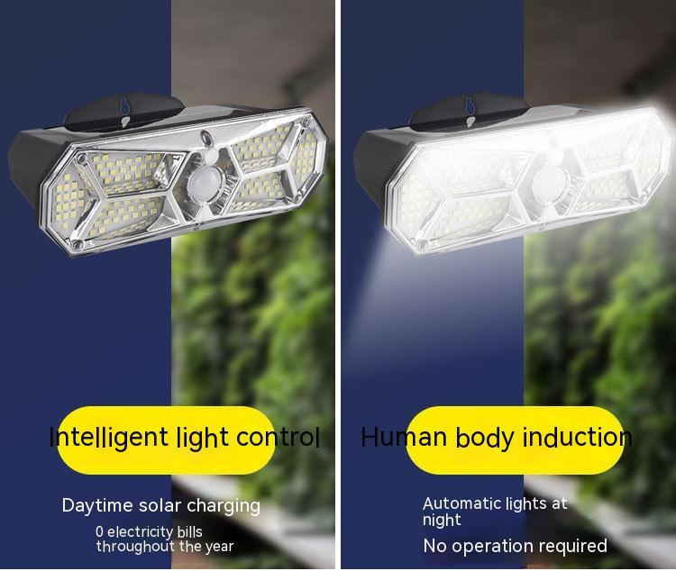Solar Human Body Induction Lamp Outdoor Waterproof Street - globaltradeleader