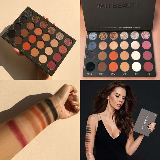 Logo Branding 24 Colors Tati Beauty Eyeshadow Palette