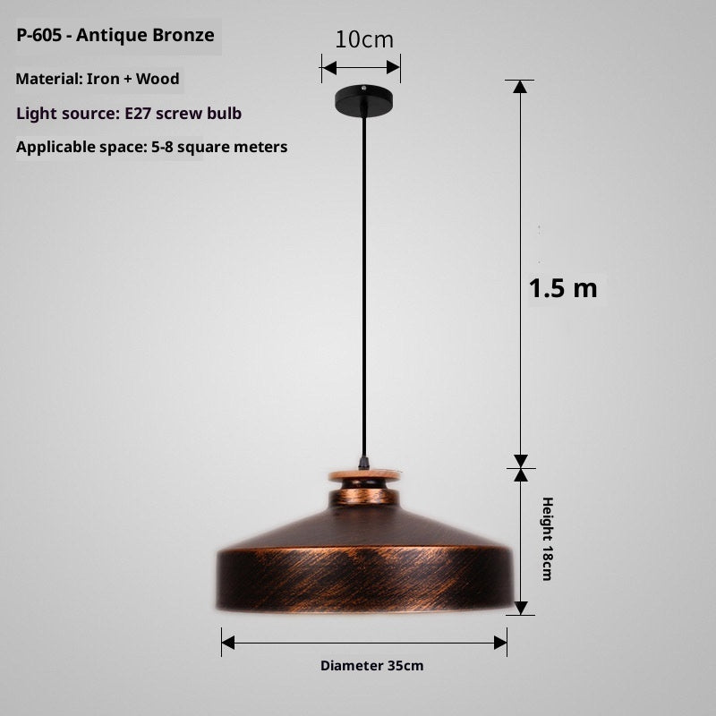 Simple Nordic Retro Restaurant Macaron Chandelier - globaltradeleader