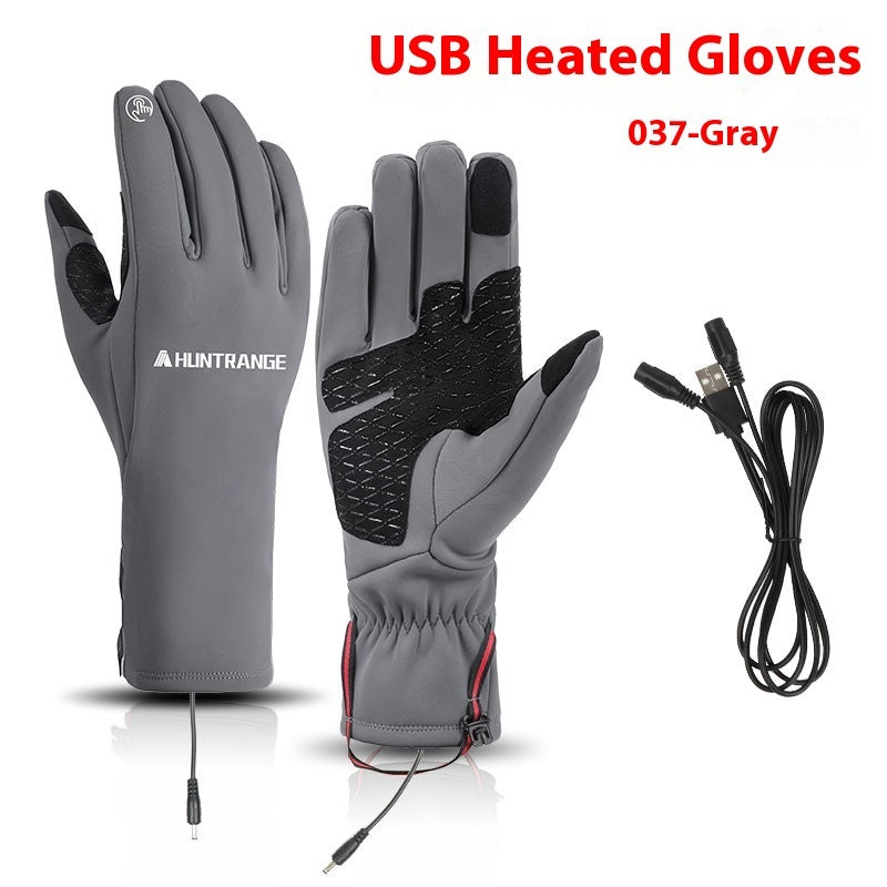 USB Electric Heating Heating Gloves Winter Outdoors Sports Skiing Warm Waterproof Non-slip - globaltradeleader