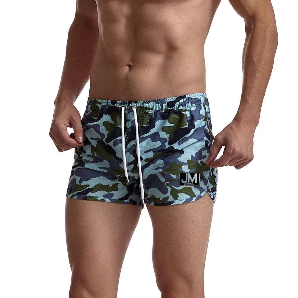Men's Rainbow Print Beach Sports Shorts - globaltradeleader