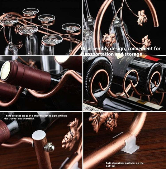 Living Room High-end Wine Glass Shelf Wine Rack Decorative Ornaments - globaltradeleader