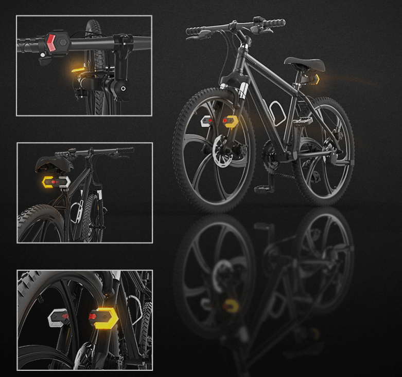 Bike Turn Signals Front and Rear Light