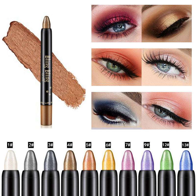 Pearlescent Silkworm Eyeshadow Pen Lasting Waterproof And
