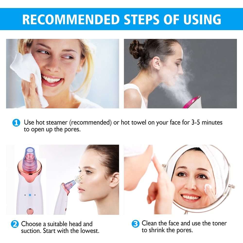 Blackhead Instrument Electric Suction Facial Washing Instrument Beauty Acne Cleaning Blackhead Suction Instrument - globaltradeleader