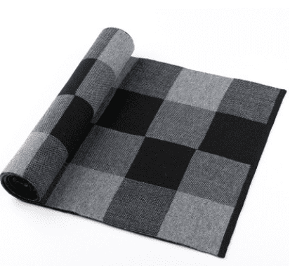 Men's scarf wool plaid scarf scarf winter scarf processing wholesale gift ladies knitting stitching