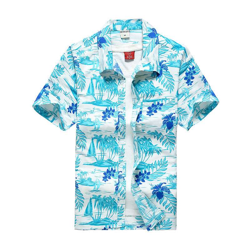 Hawaiian print shirt - globaltradeleader
