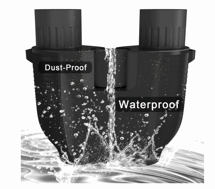 Outdoor binoculars 10x25 small Paul High-definition mini portable low-light night vision pockets glasses