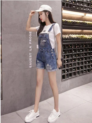 2021 summer new fashion all-match denim shorts - globaltradeleader