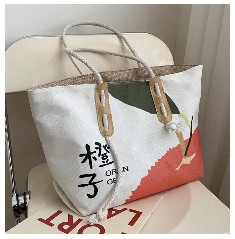 2022 New Trendy Simple Shoulder Bag Net Red Casual Tote Bag Fashion Shopping Bag - globaltradeleader