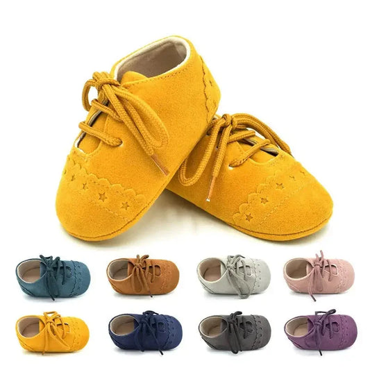 2022 Spring And Autumn Lace Leisure, 0-1 Year Old Baby Toddler Shoes, Soft Soles Baby Shoes - globaltradeleader