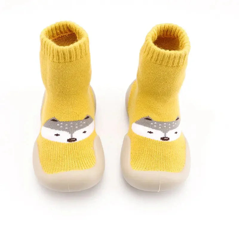 2022 Winter New Children's Terry Socks Shoes Thickened Cartoon Baby Toddler Shoes Warm Indoor Floor Socks Shoes