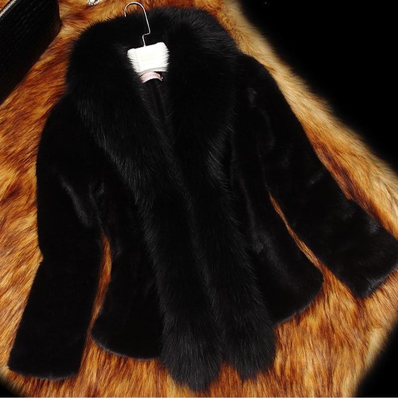 2022 faux mink fur coat