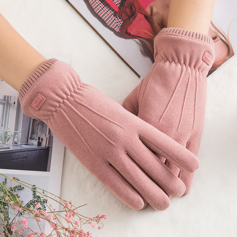 Women's Winter Thicken Thermal Gloves - globaltradeleader