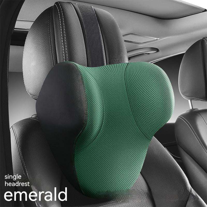 Memory Foam Three-dimensional Hydrophobic Lumbar Support Pillow Oil-proof Light Luxury Comfortable Breathable Car Automotive Headrest