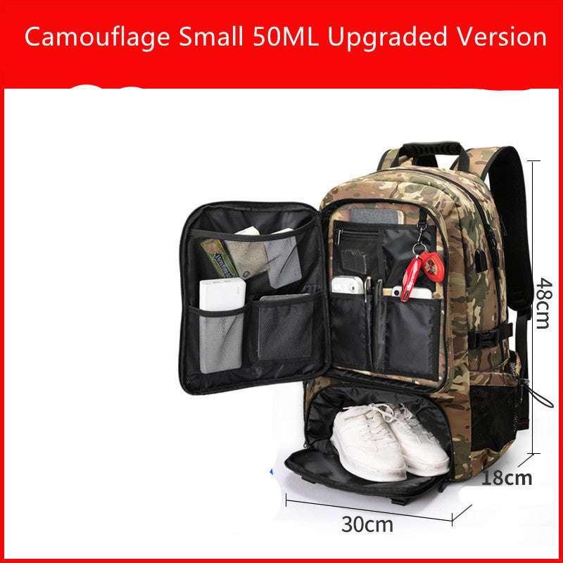 Extra Large Travel Bag Men's Outdoor Mountaineering Leisure Super Large Capacity Travel Shoulders - globaltradeleader