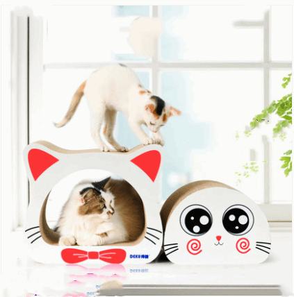 Cat Scratching Board Corrugated Paper Grinding Paw Sofa Cat Scratching Pad