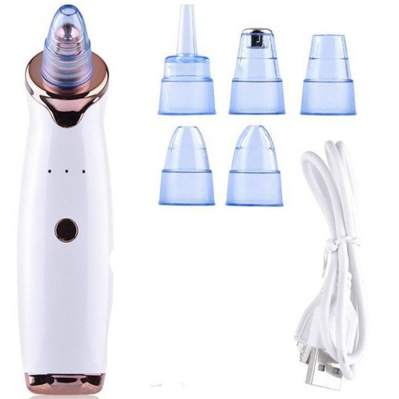 Blackhead Instrument Electric Suction Facial Washing Instrument Beauty Acne Cleaning Blackhead Suction Instrument - globaltradeleader