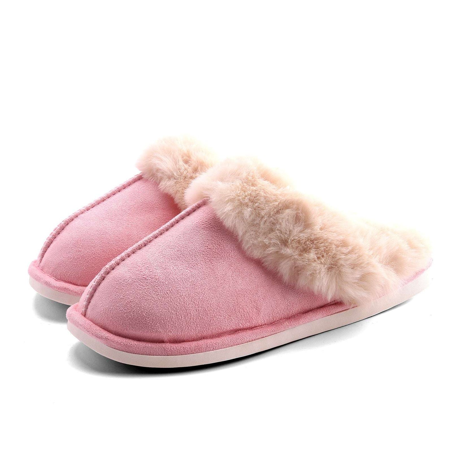 Fur Furry Slippers Women Winter Warm Plush House Shoes - globaltradeleader
