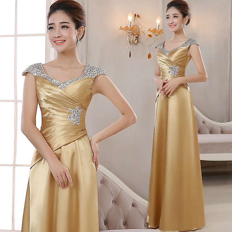 Evening dress fashion dress long style atmosphere - globaltradeleader