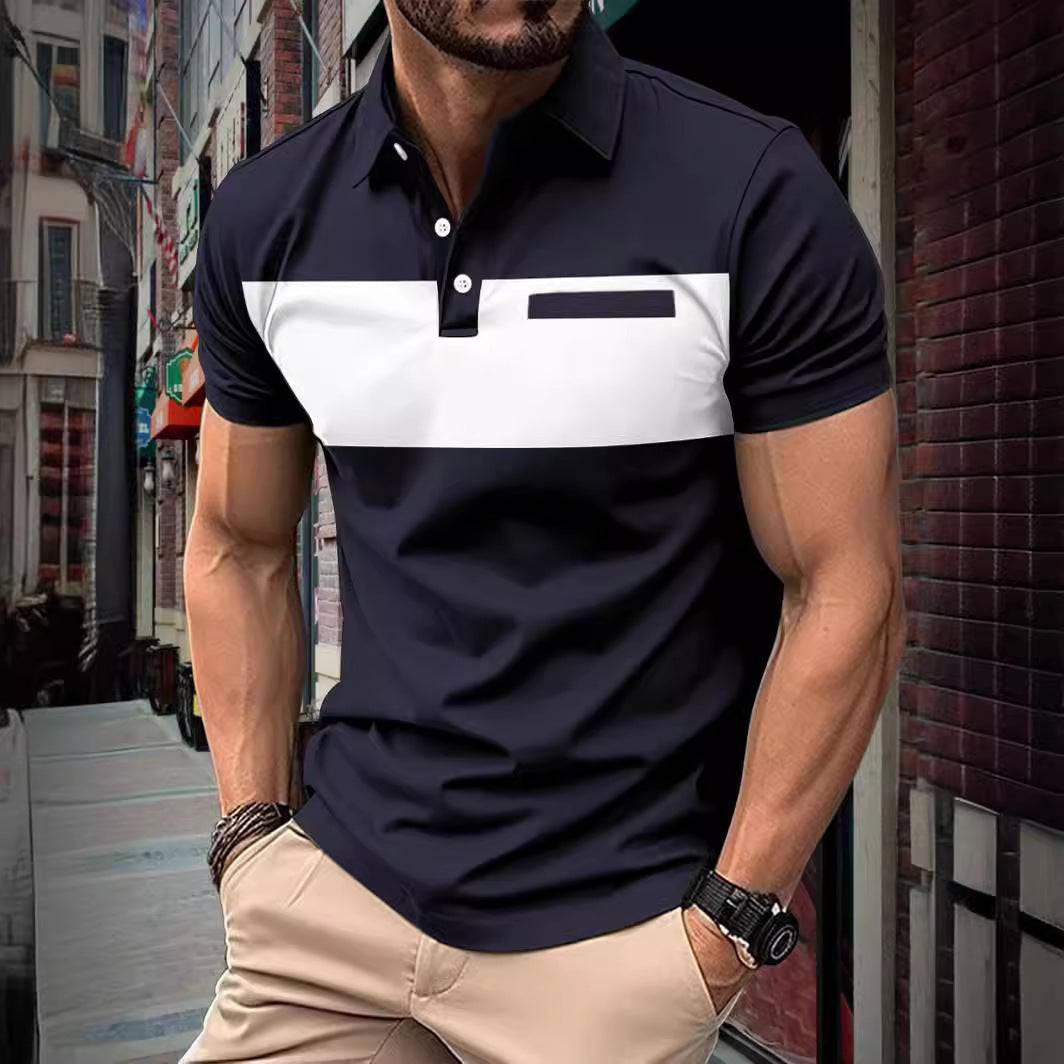 Men's Short Sleeve Polo Shirt Casual Polo Shirt Men's Polo Shirt - globaltradeleader
