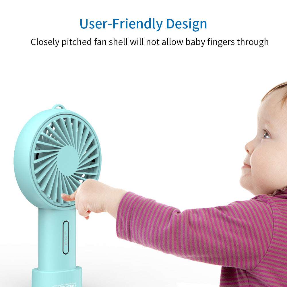 Portable handheld fan