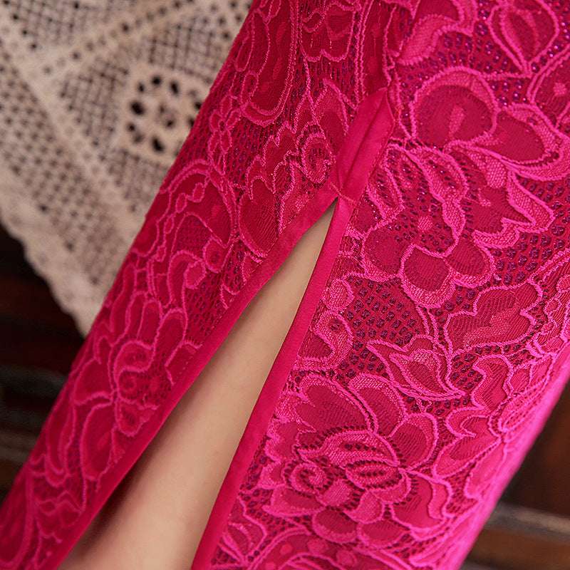 Everyday long cheongsam dress