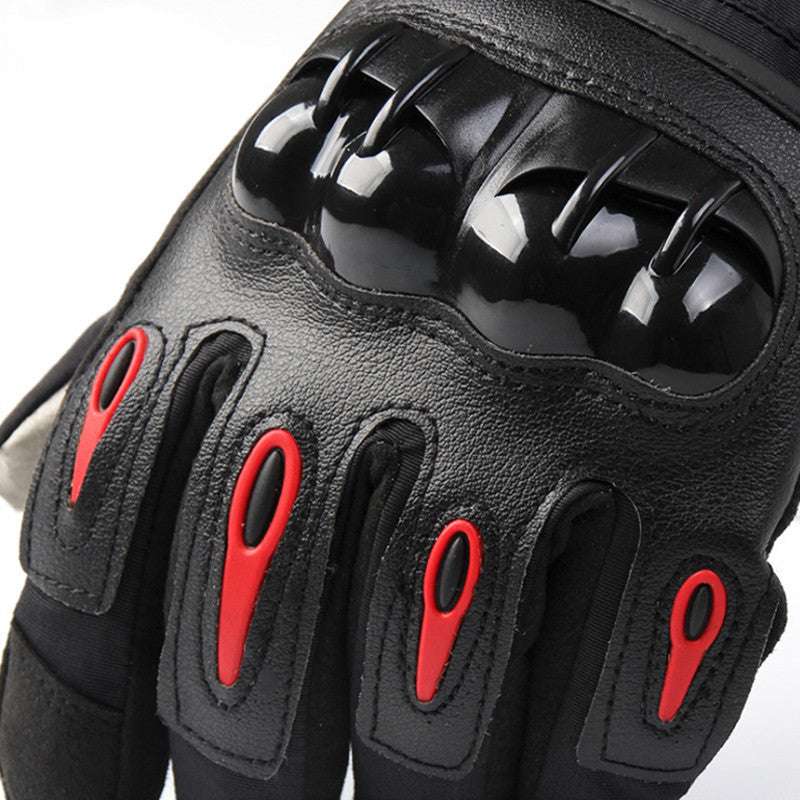 Motorcycle glove touch screen warm and waterproof