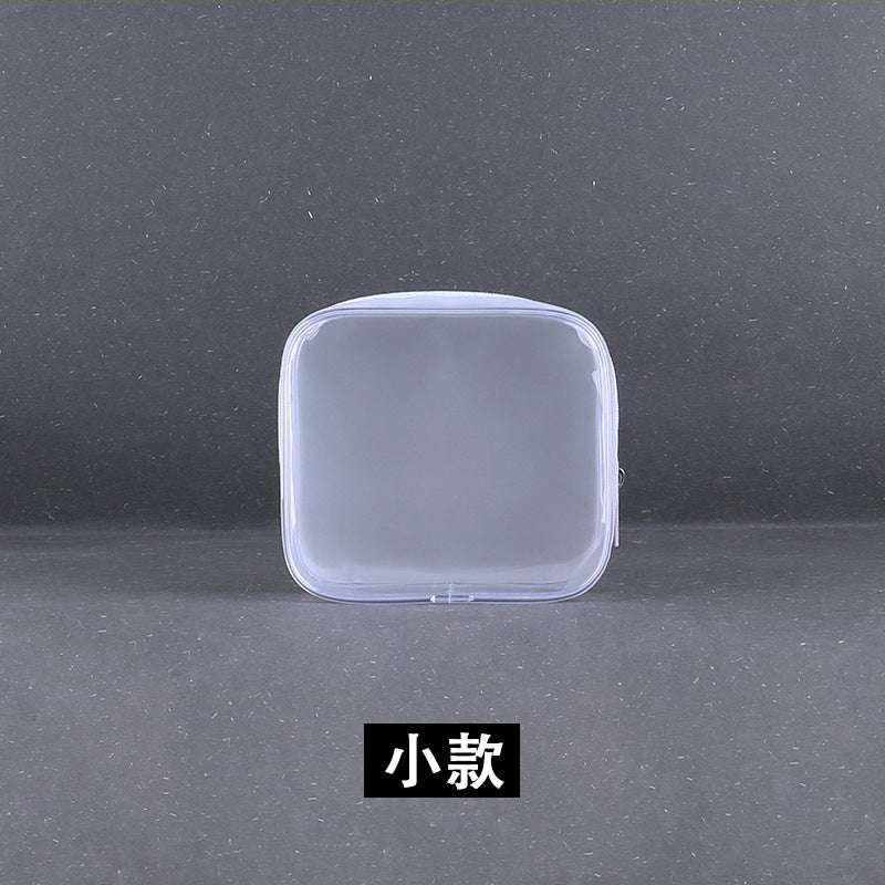 Pvc Travel Cosmetic Bag Large-capacity Transparent Waterproof And Dustproof Storage Bag Portable Portable Health And Epidemic Prevention Packaging