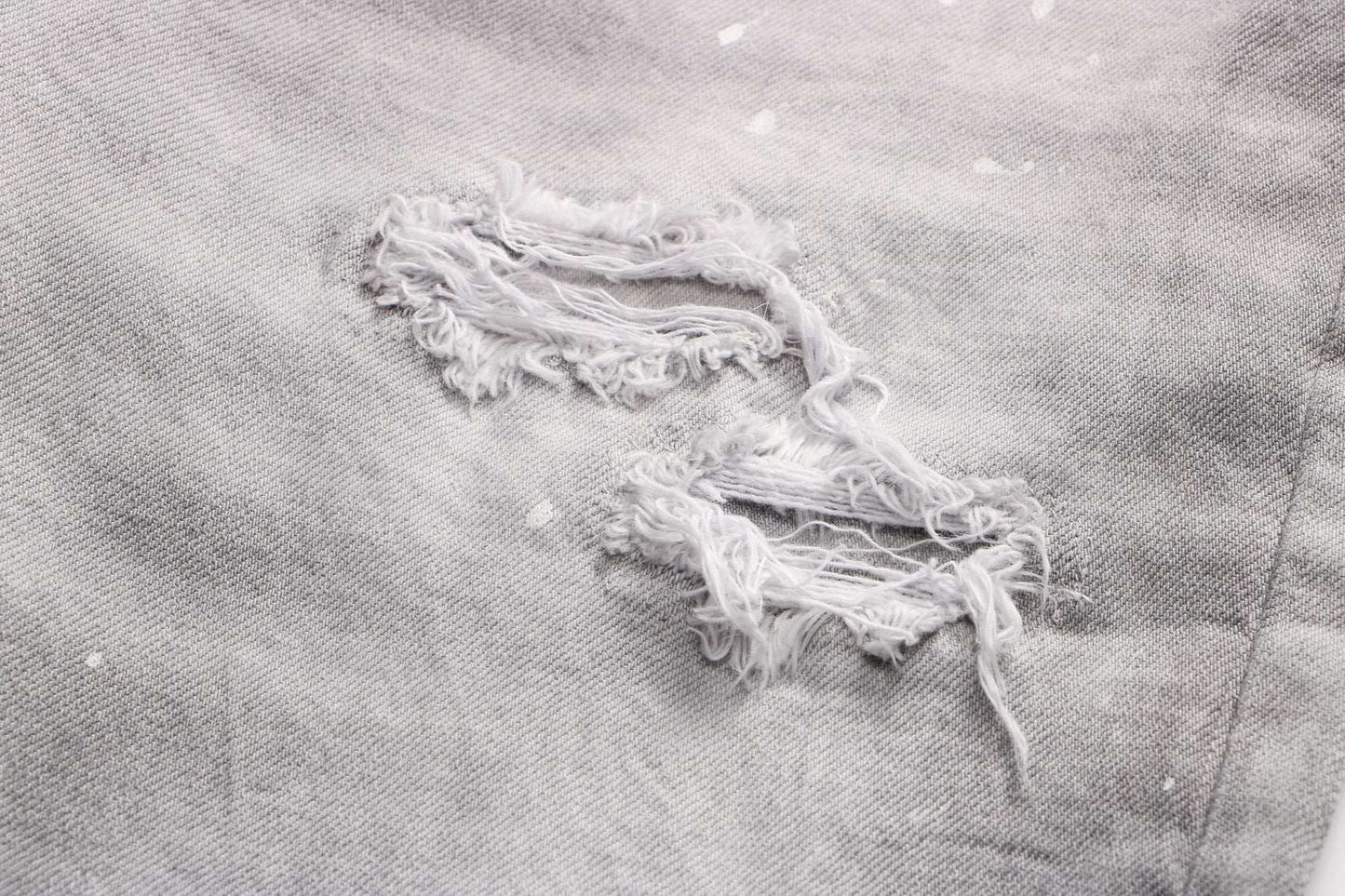 Grey Hong Kong Feng Shui Wash Slag Men's Jeans