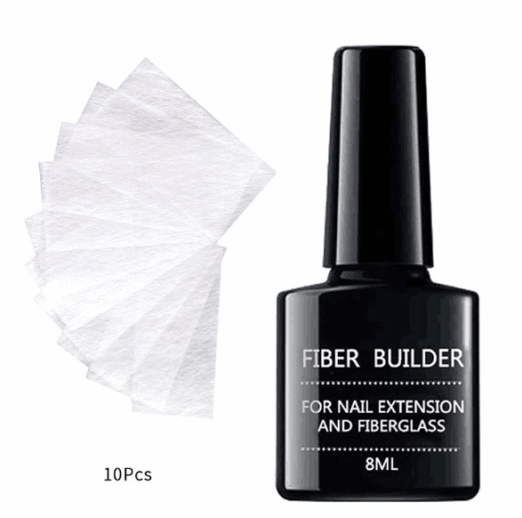 20 Units Silk fiberglass for nail extension UV non-woven silk shape DIY French acrylic fiber building gel manicure accessory