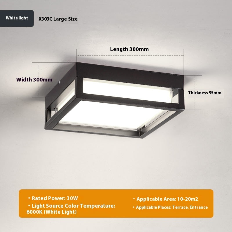 Corridor Insect-proof Ultra-thin Outdoor Ceiling Lamp - globaltradeleader