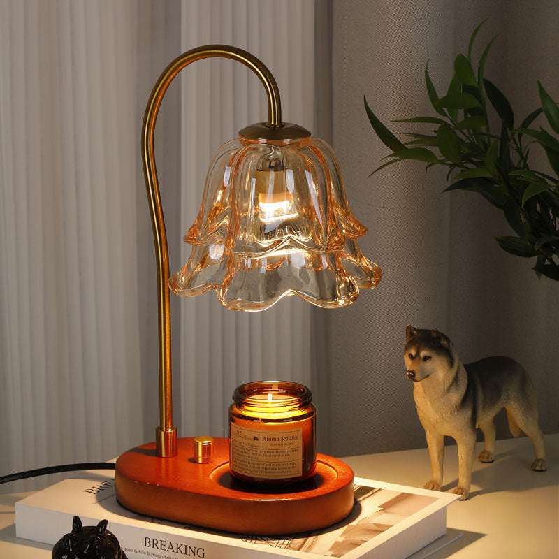 French Retro Bedroom Bedside Linglan Fragrance Lamp Wax Melting Lamp - globaltradeleader