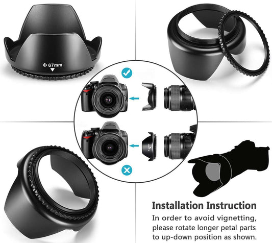 NEEWER 67MM COMPLETE LENS FILTER ACCESSORY KIT